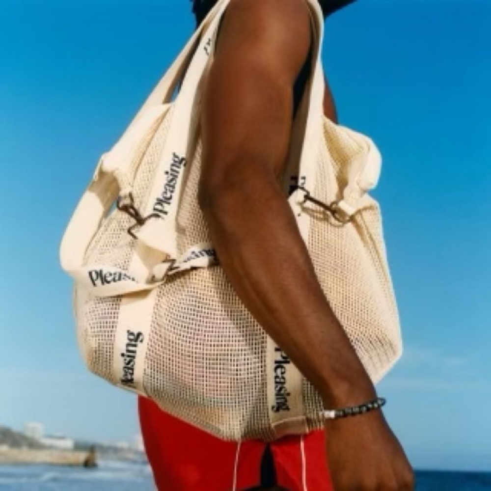 Harry Styles Pleasing Beach Bag black and beige - Picture 2 of 3